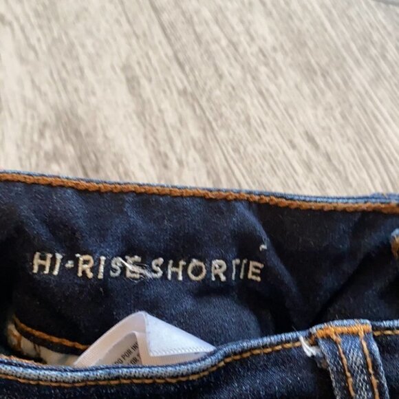 American eagle hi rise shortie denim short sz 2 - Picture 6 of 6